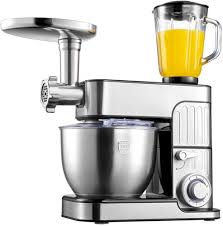 Procesador Multi Alimentos 6 en 1: Batidora de Pie con Accesorios