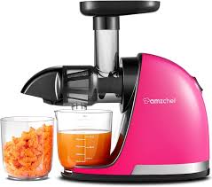 AMZCHEF Licuadora Fría: Extractor de Zumos y Verduras