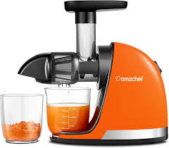 Licuadora Prensado en Frío AMZCHEF: Extractor de Zumos y Verduras