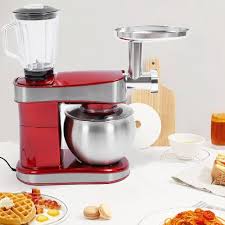 Batidora Multifuncional 3 en 1 de 1200W con Tazón de Acero Inoxidable