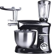Batidora 3 en 1 de 1300W con Bowl de Acero Inoxidable 6.5L