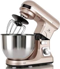 Batidora Amasadora FOMT 1000W con Recipiente de Acero Inoxidable de 5L