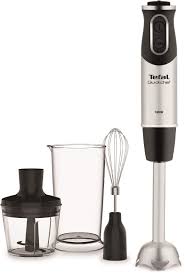 Batidora de Inmersión Tefal HB6568 1000W Negra y Acero
