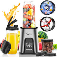 Batidora de Vaso Individual Rawhui 800W Portátil