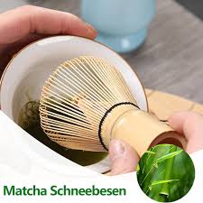 Batidor Tradicional de Matcha en Bambú