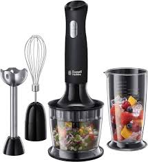 Batidora 3 en 1 Matte Black de Russell Hobbs