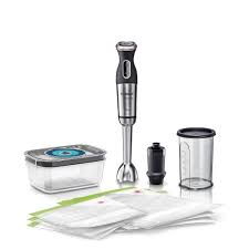 Batidora de Mano Bosch con Kit de Envasado Vacío en Acero Inoxidable