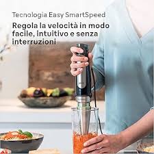 Batidora de Mano Braun 1000W con Picadora y 3 Accesorios