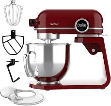 Batidora Amasadora Cecotec Twist&Fusion 4500 Rojo Luxe