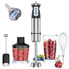 Batidora Mano 5 en 1 1000W: 24 Velocidades y Turbo