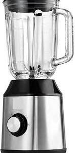 Batidora de Vaso 600W con Jarra de Cristal 1.5L