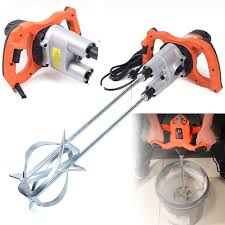 Batidor Eléctrico de Pintura y Cemento 1600W - 6 Velocidades