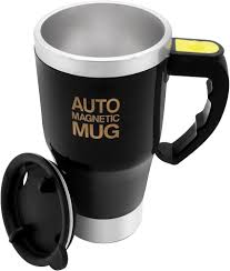 Taza de Café Autoagitadora para Coche de Acero