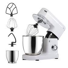 Batidora de Pie 1200W con 8 Velocidades y Accesorios