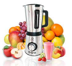 Batidora de Vaso Reklaoui 1000W con Jarra de Acero Inoxidable y Molinillo de Café