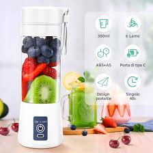Batidora Portátil Mini 380ml con 6 Cuchillas para Batidos